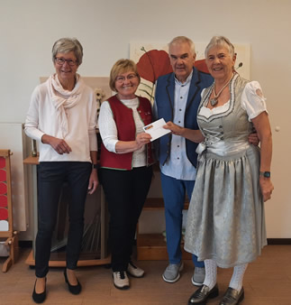 Spende von Claudia und Mark Smith an SFV
